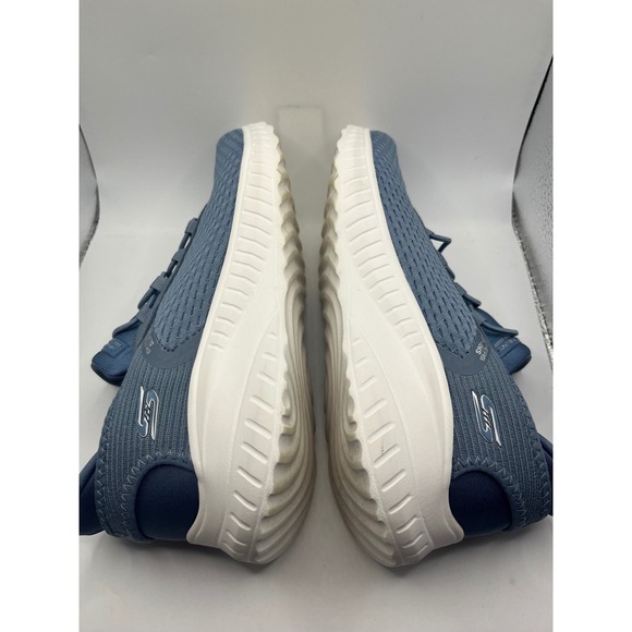 Skechers BOBS Sport‎ Allegiance Slip Ins Womens Blue Memory Foam Sneakers Size 6 - Picture 5 of 8